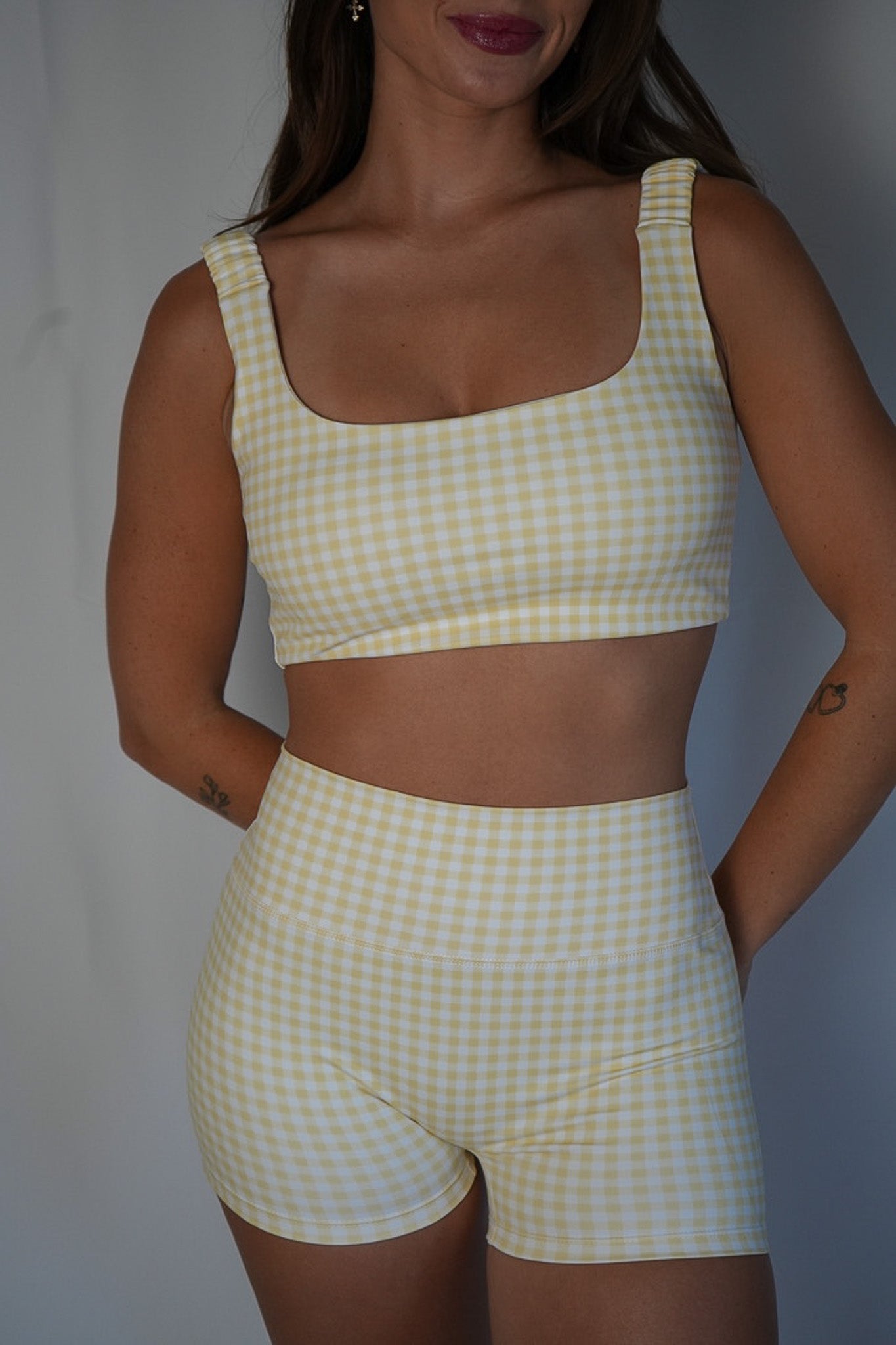 Pilates Princess Biker Shorts (Yellow)