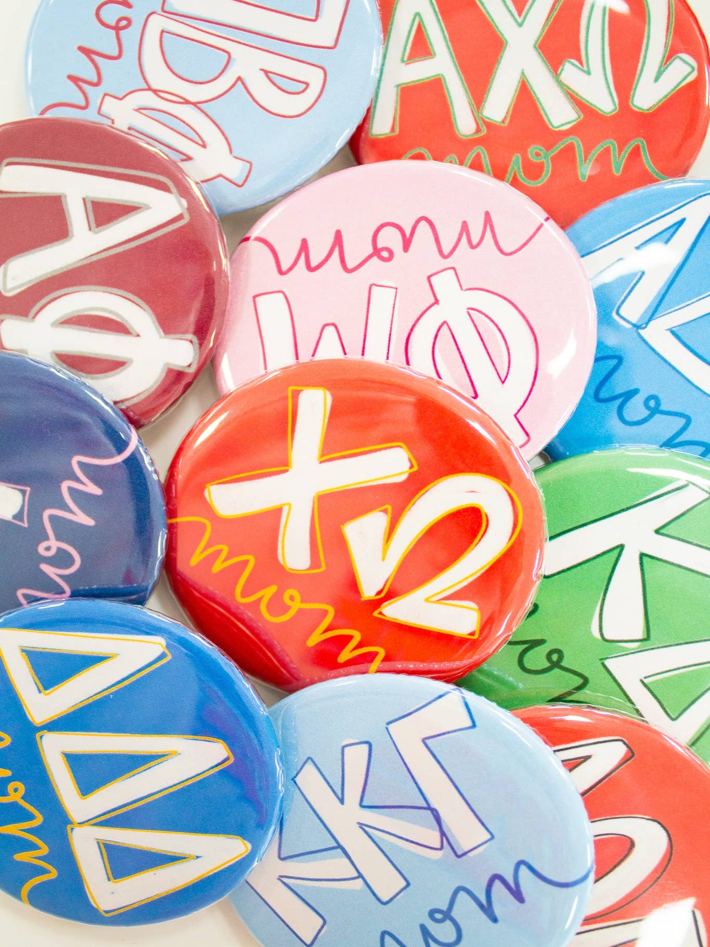 ZETA TAU ALPHA Mom Gameday Buttons