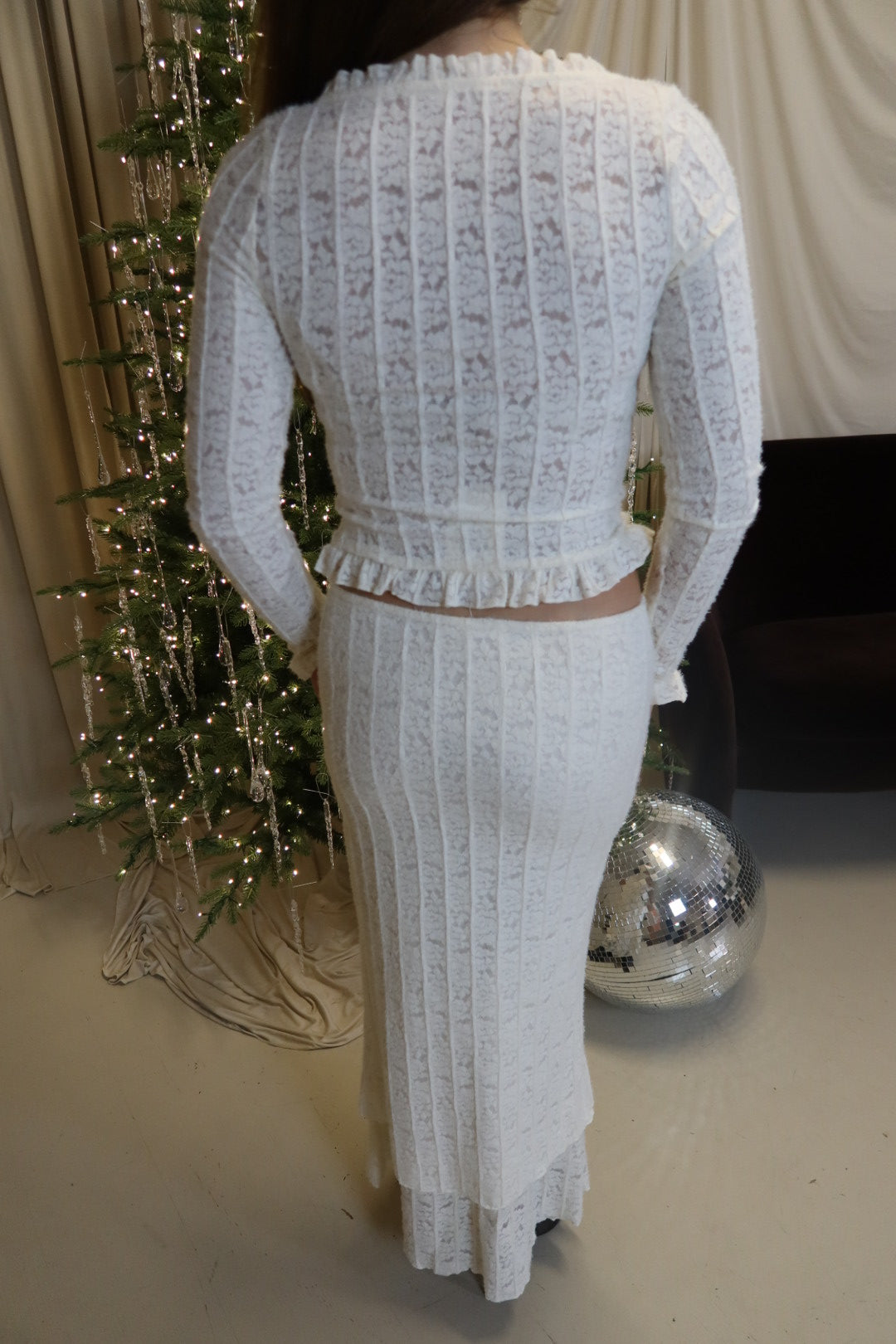 Frosted Wishes Midi Skirt