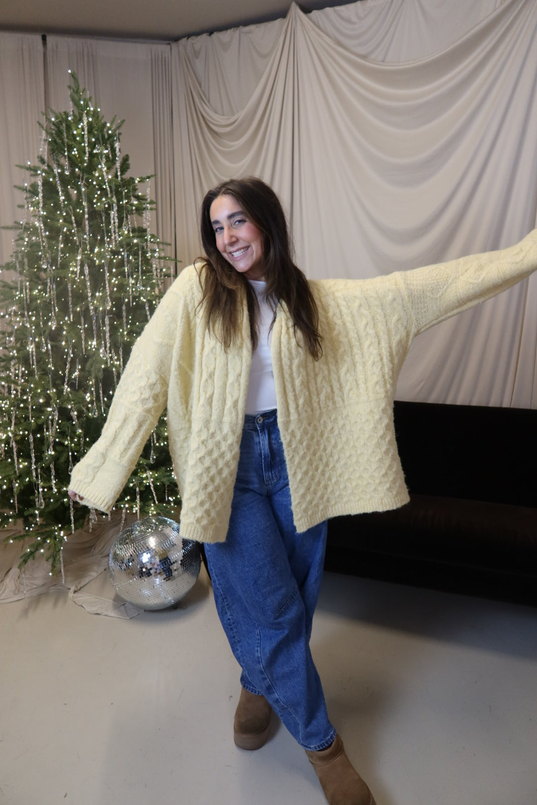 Butter Me Up Cable Knit Cardigan