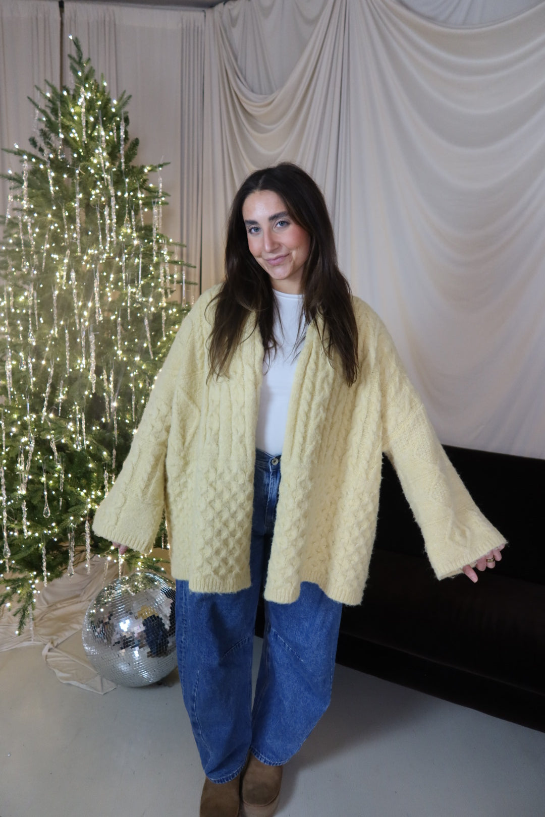 Butter Me Up Cable Knit Cardigan