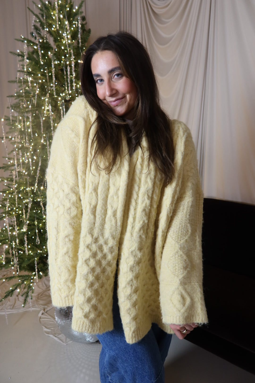 Butter Me Up Cable Knit Cardigan