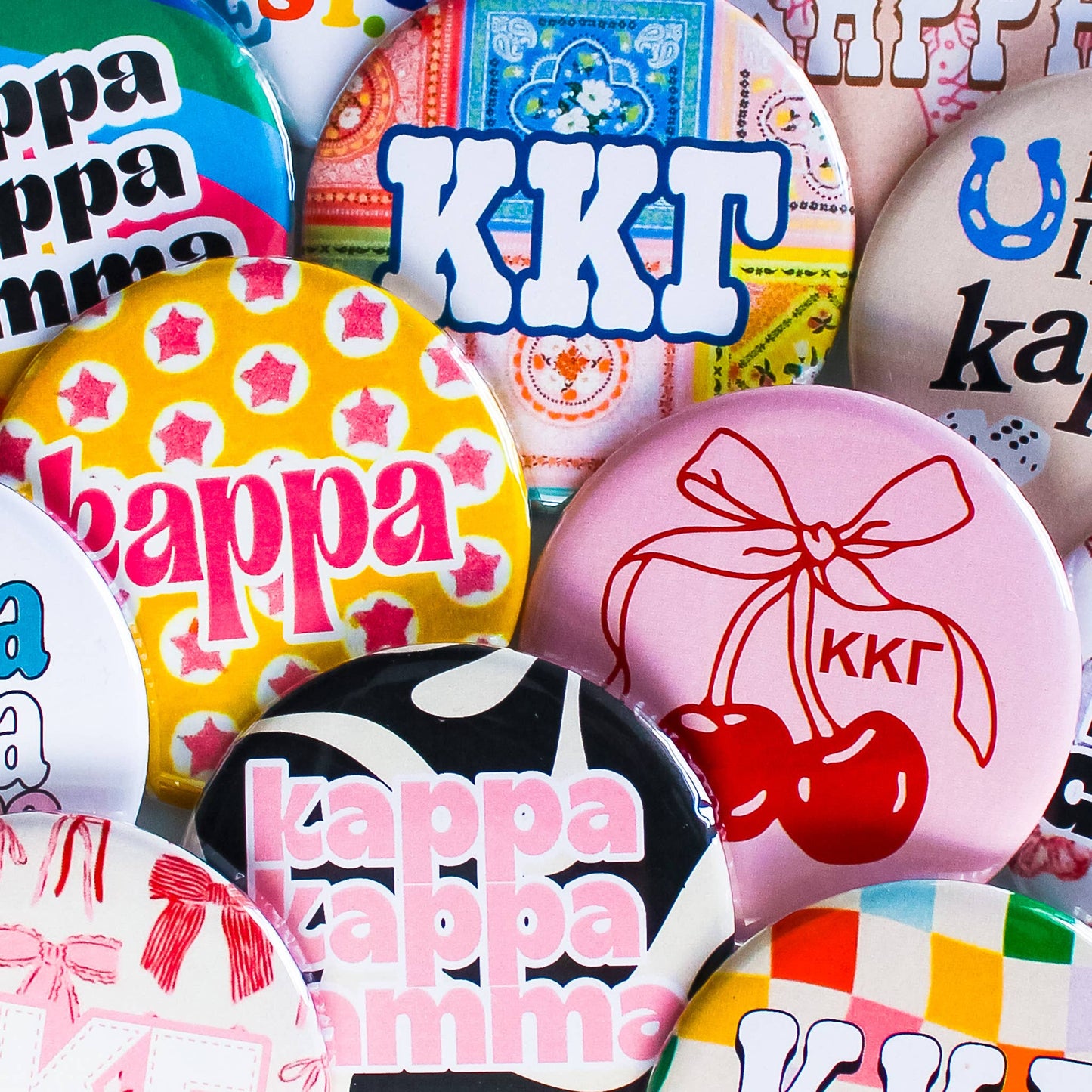 ALPHA PHI Assorted Buttons