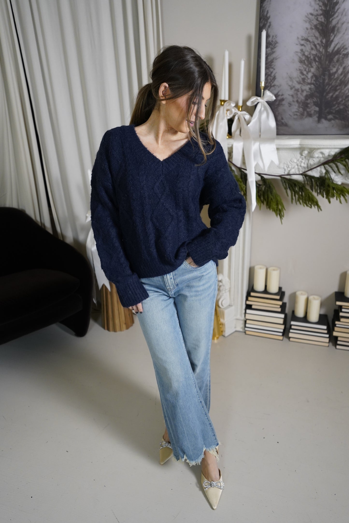 Merry Midnight Sweater