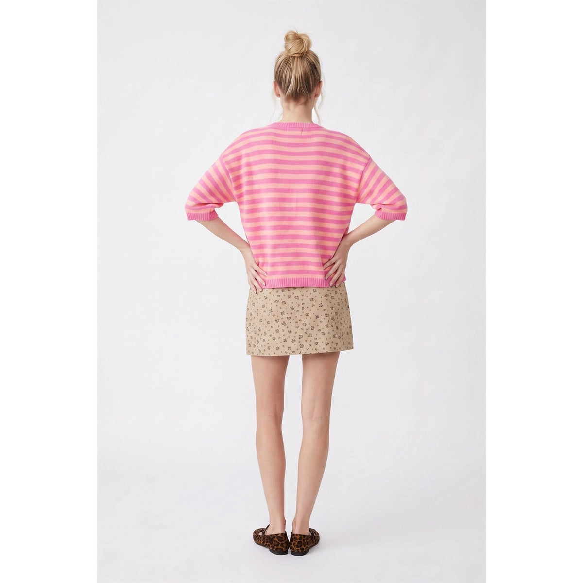 Good Company Cardigan (Punch/Peach)