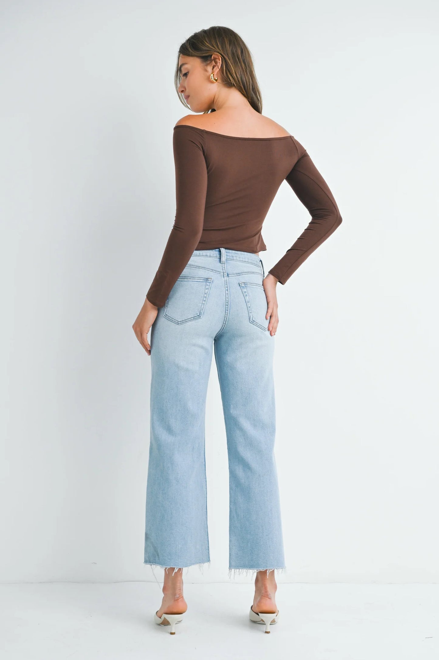 JBD Slim Wide Leg Jeans