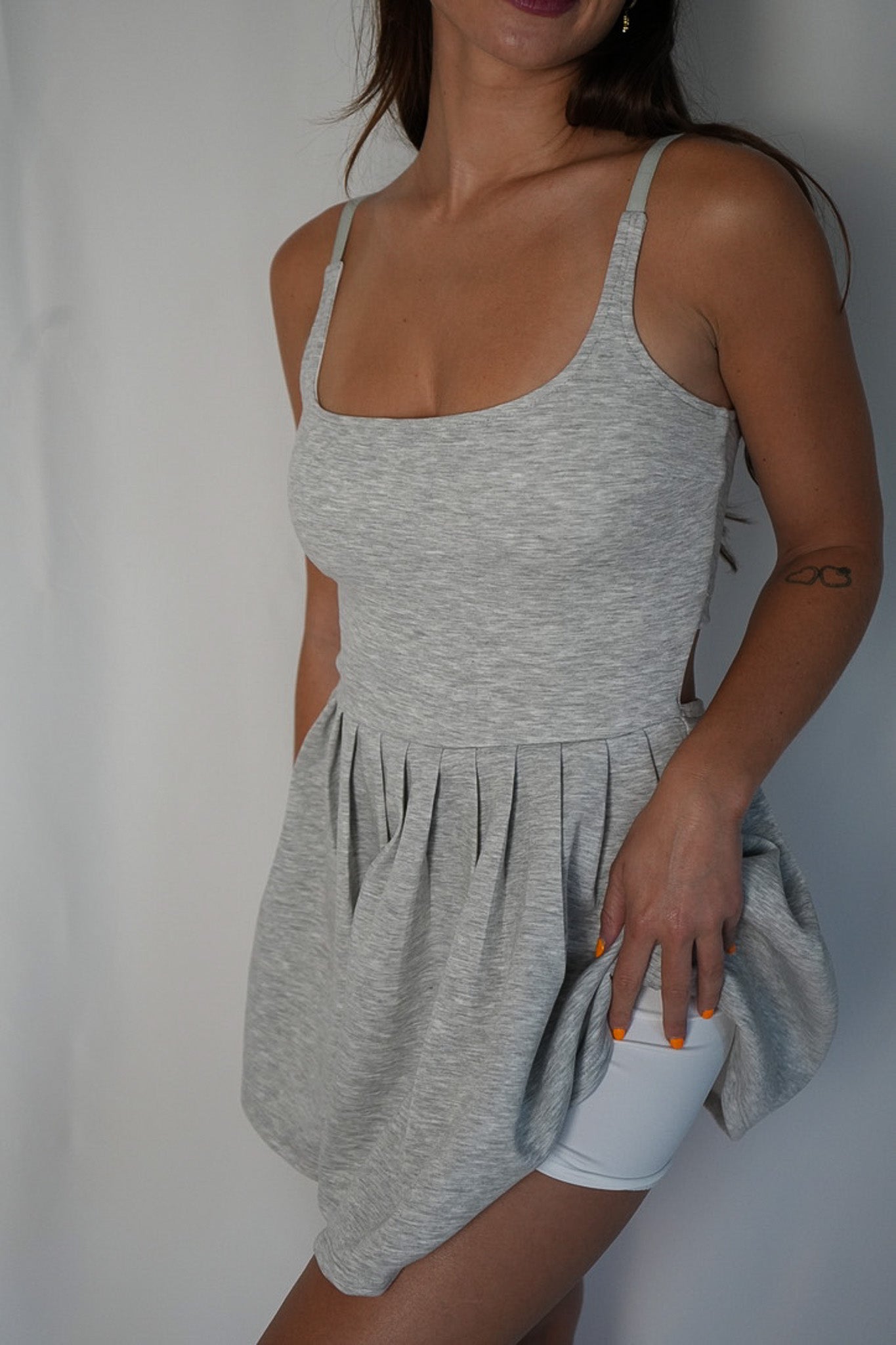 Let's Get Active Dress (Grey)