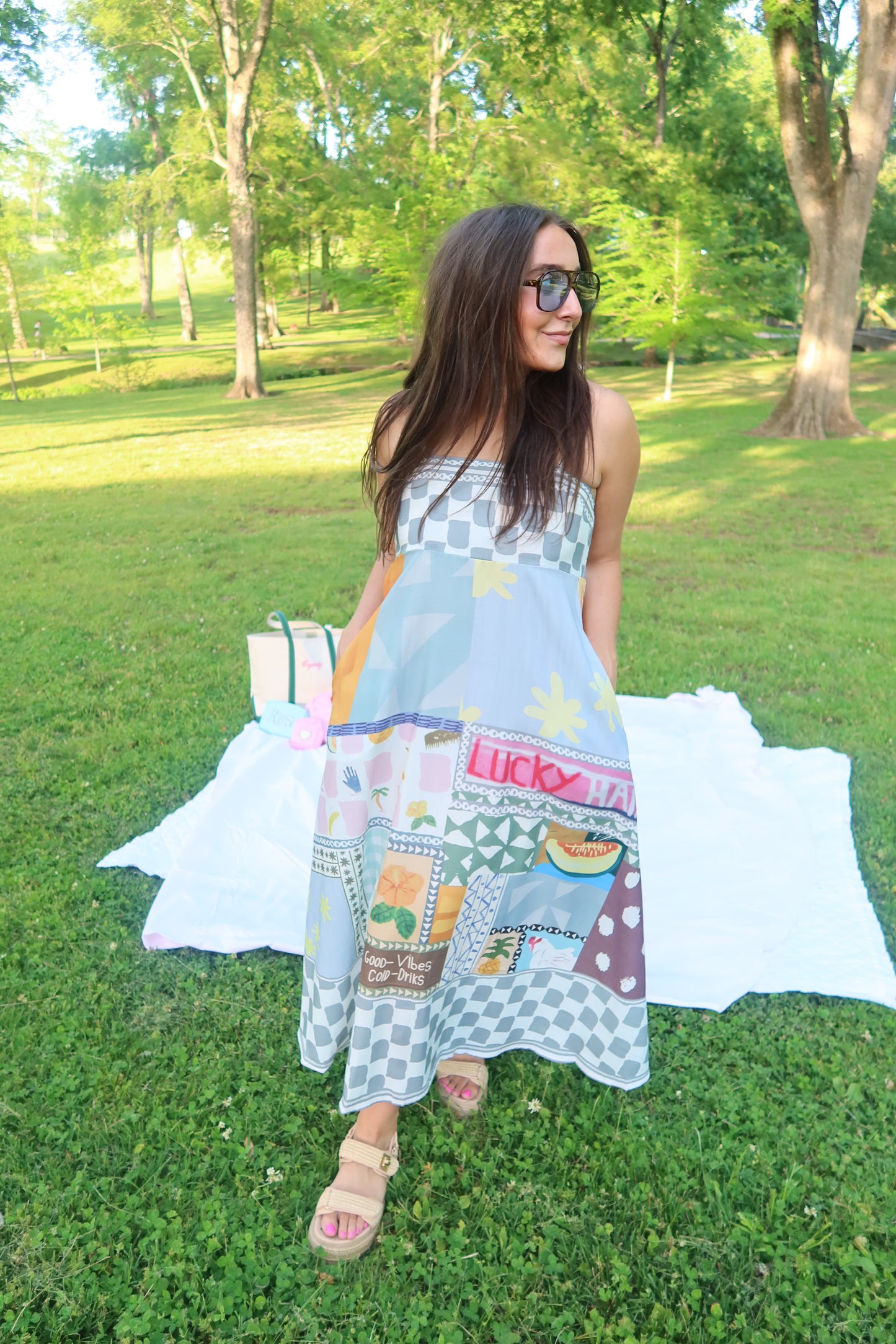 Capri Is Calling Midi Dress