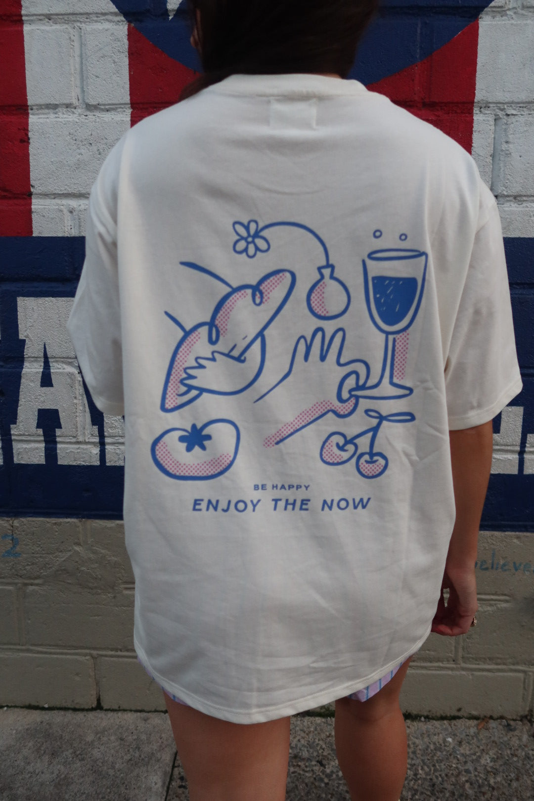 Happy Girl Oversized T-Shirt
