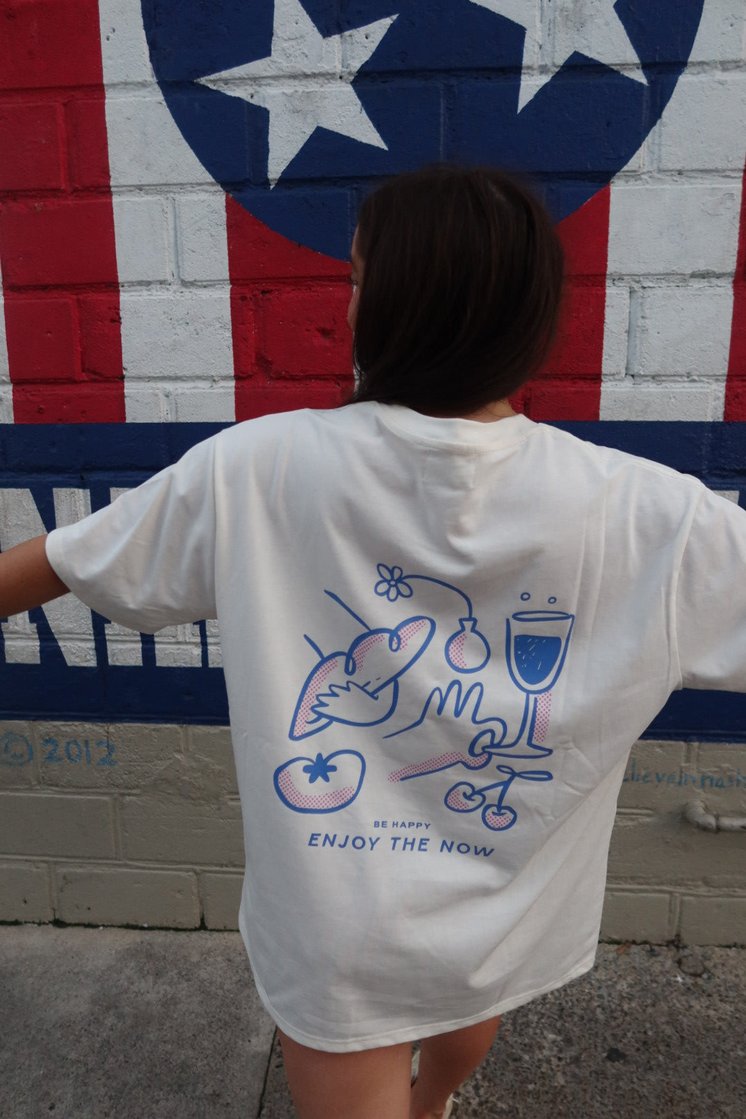 Happy Girl Oversized T-Shirt