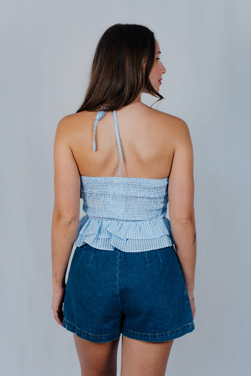Bluebell Picnic Halter Top