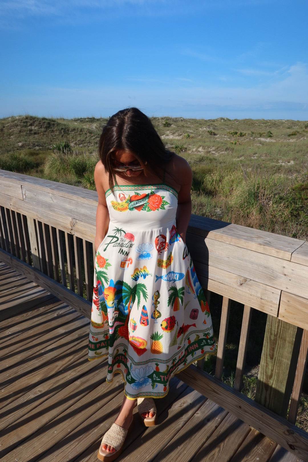 Paradise Please Midi Dress