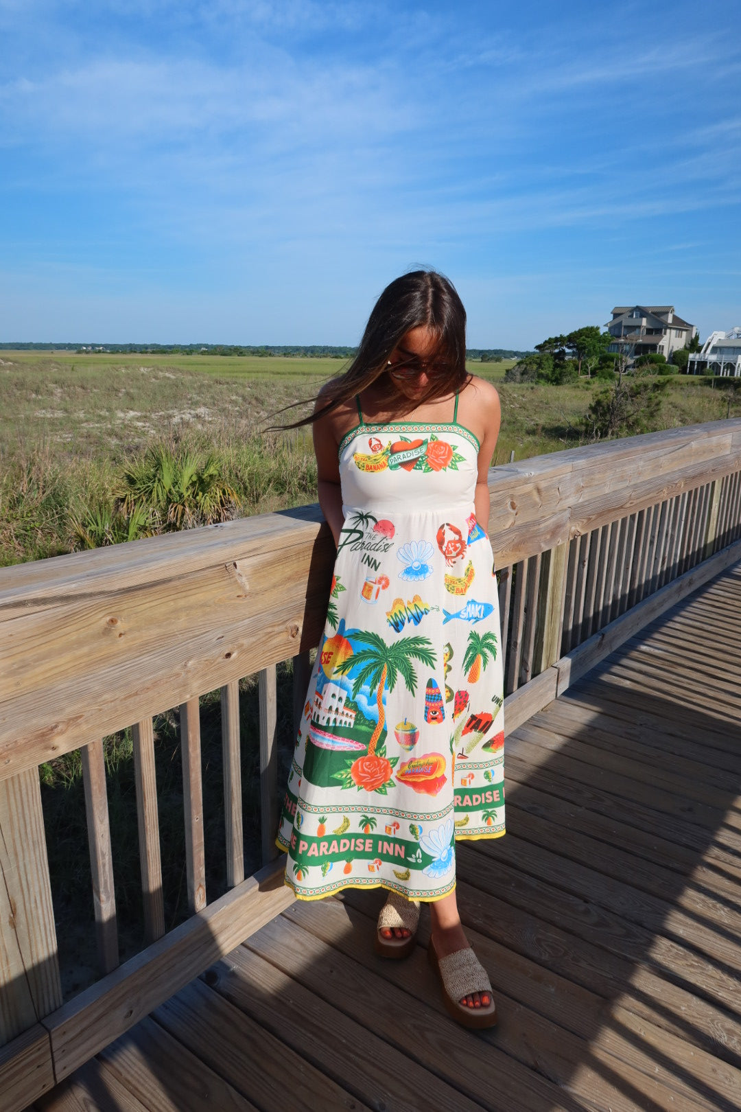 Paradise Please Midi Dress