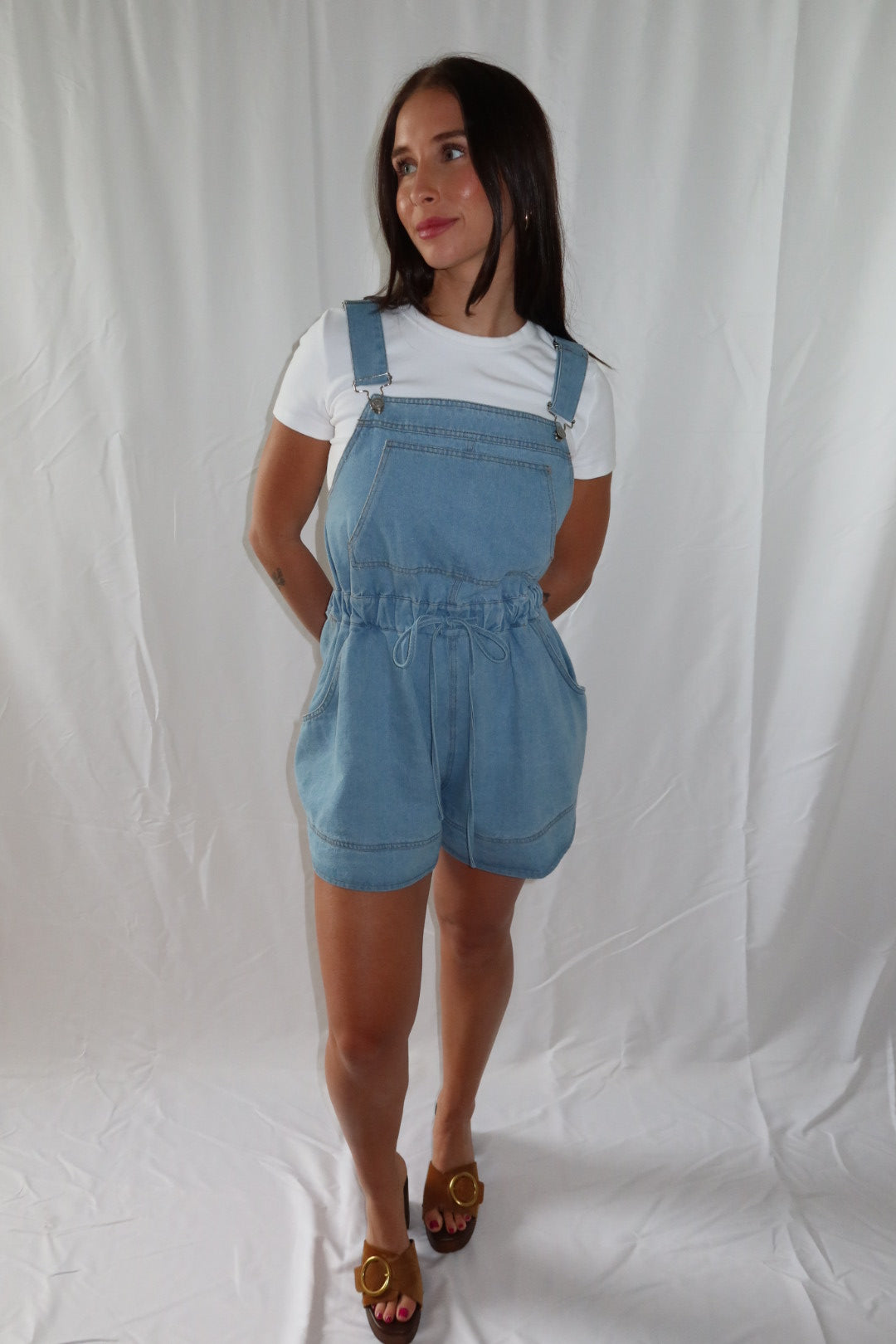 Petal Play Overalls (Denim)