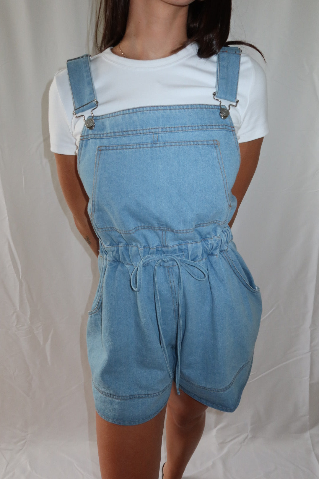 Petal Play Overalls (Denim)