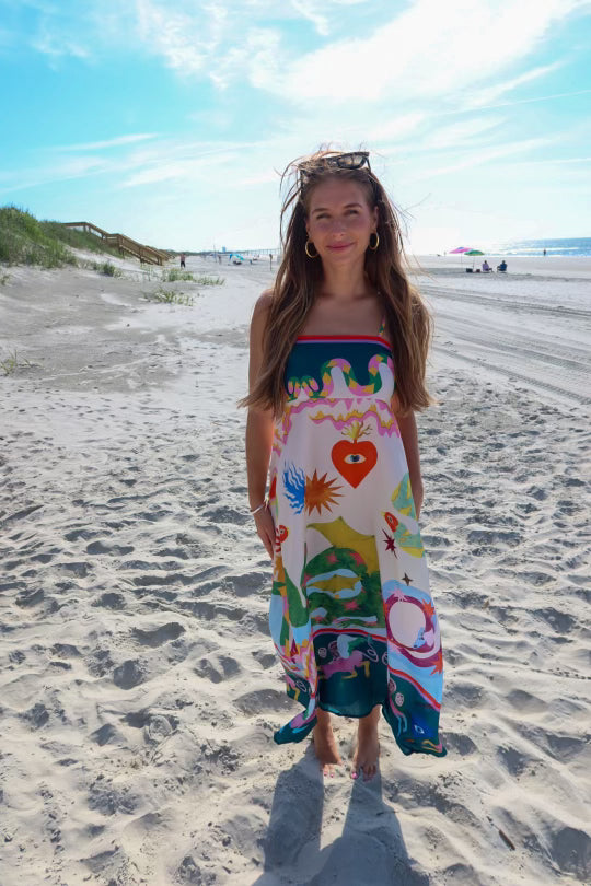 Deserted Island Midi Dress