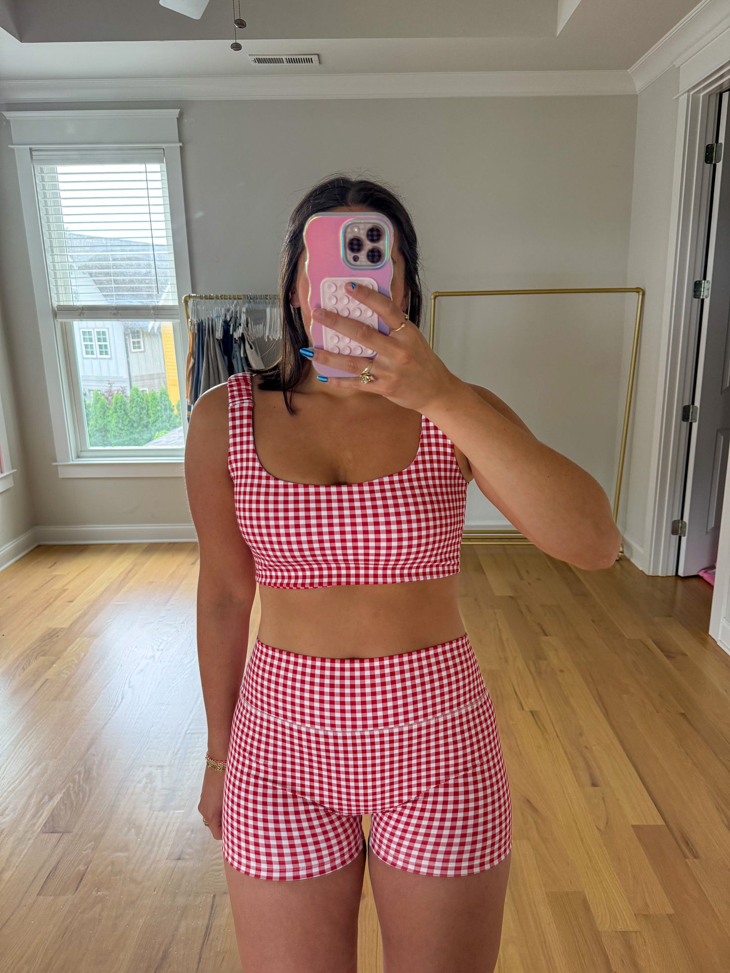 Pilates Princess Biker Shorts (Red)