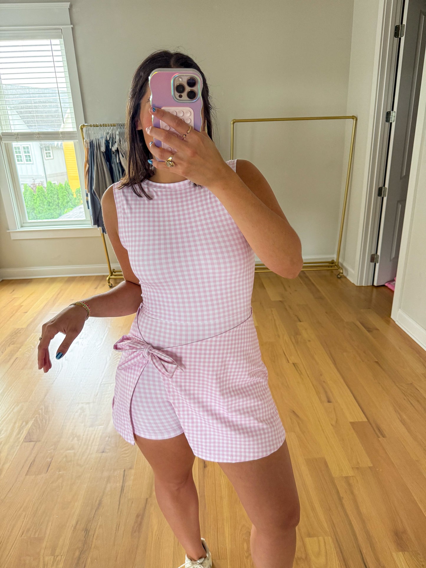 Pickleball Princess Dress (Pink Gingham)