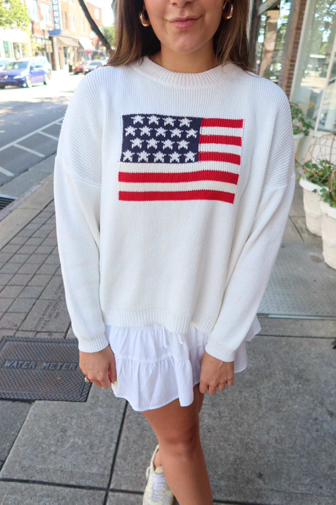 American Girl Sweater (White)