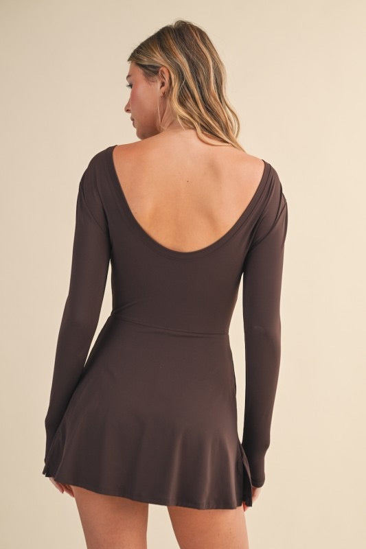 On The Go Dress (Brown)
