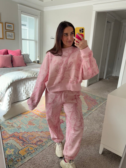 Camo Cutie Crewneck (Pink)