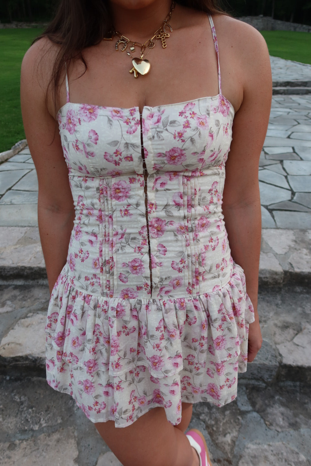 Blush Bloom Mini Dress