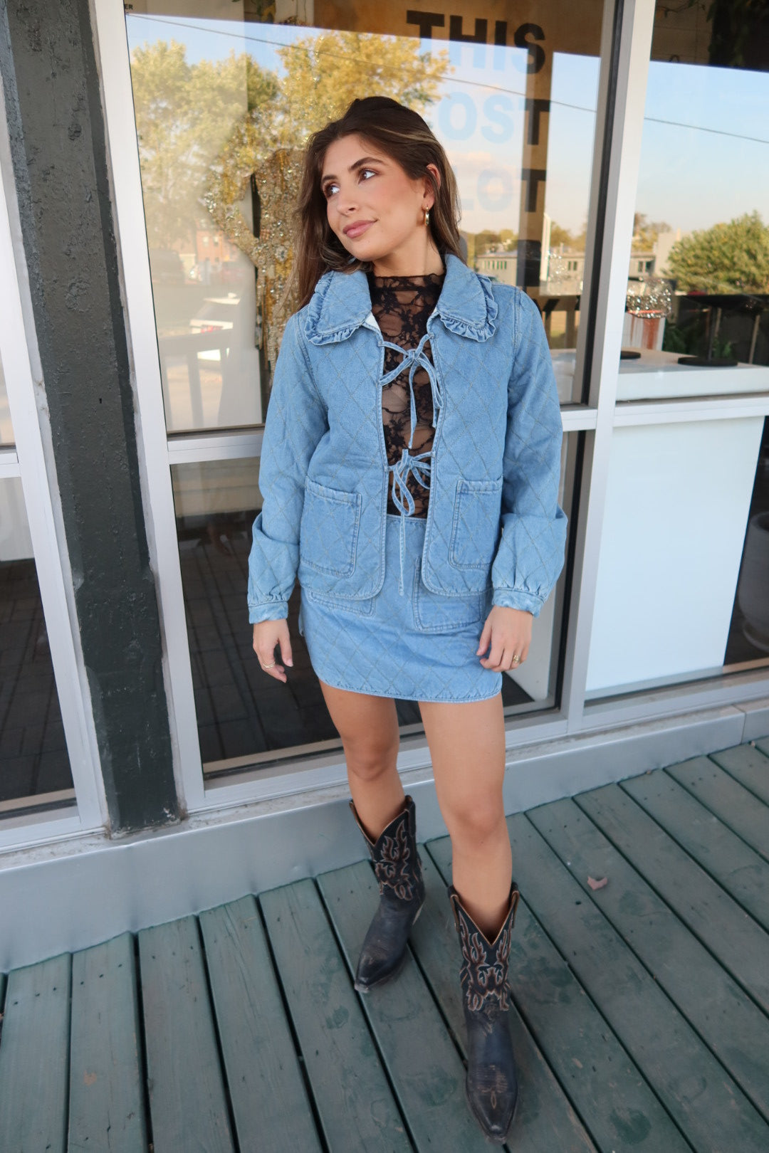 Tied Together Quilted Jacket