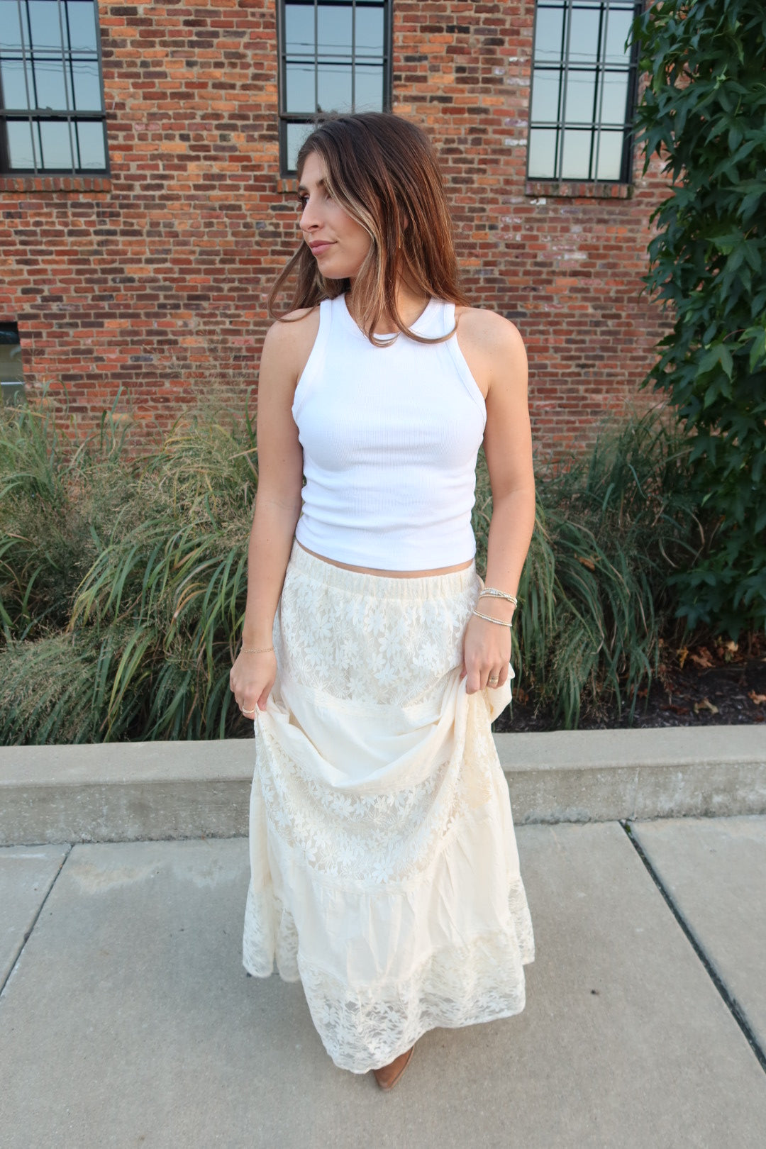 Begin Again Maxi Skirt