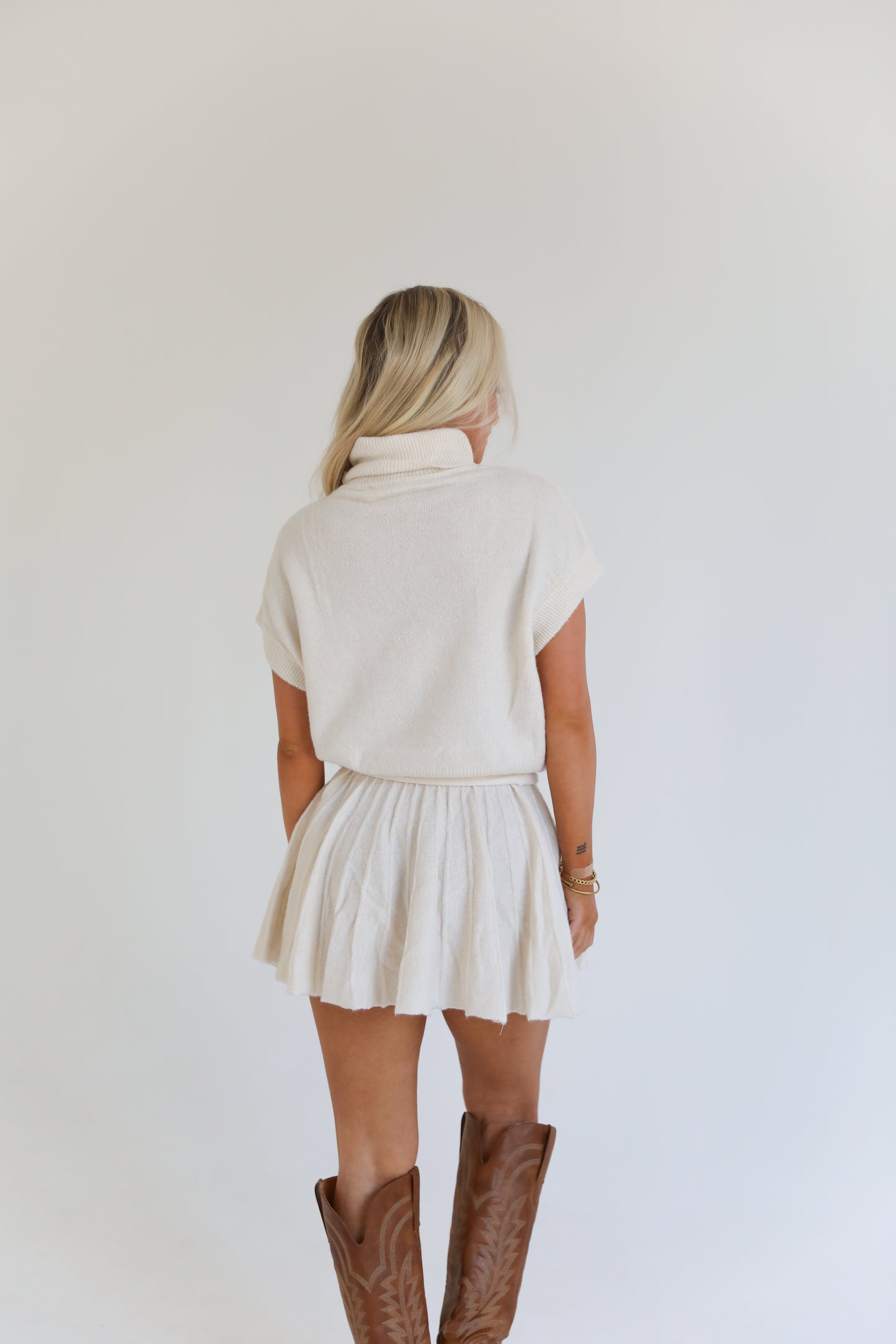 Autumn Stroll Sweater Set (Cream)