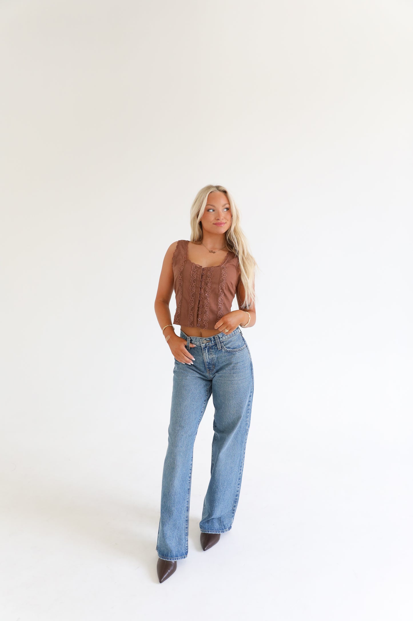 Saddle Lace Tank