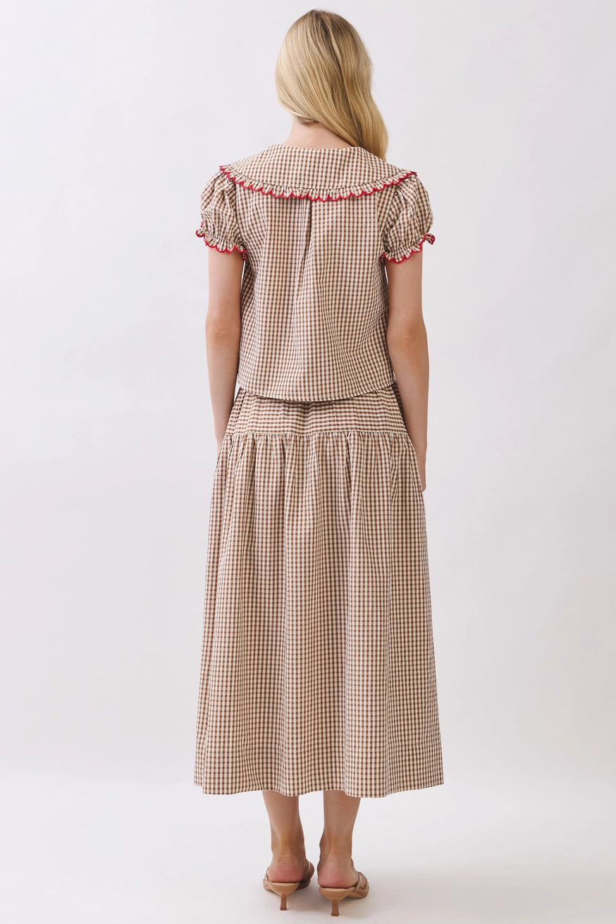 Apple Picking Maxi Skirt