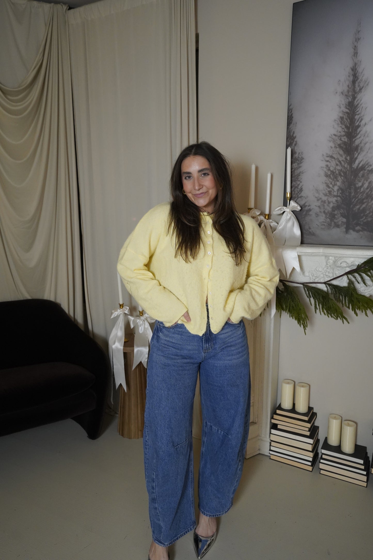 Color Me Cozy Cardigan (Yellow)