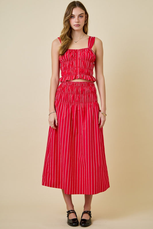 Fall For It Midi Skirt