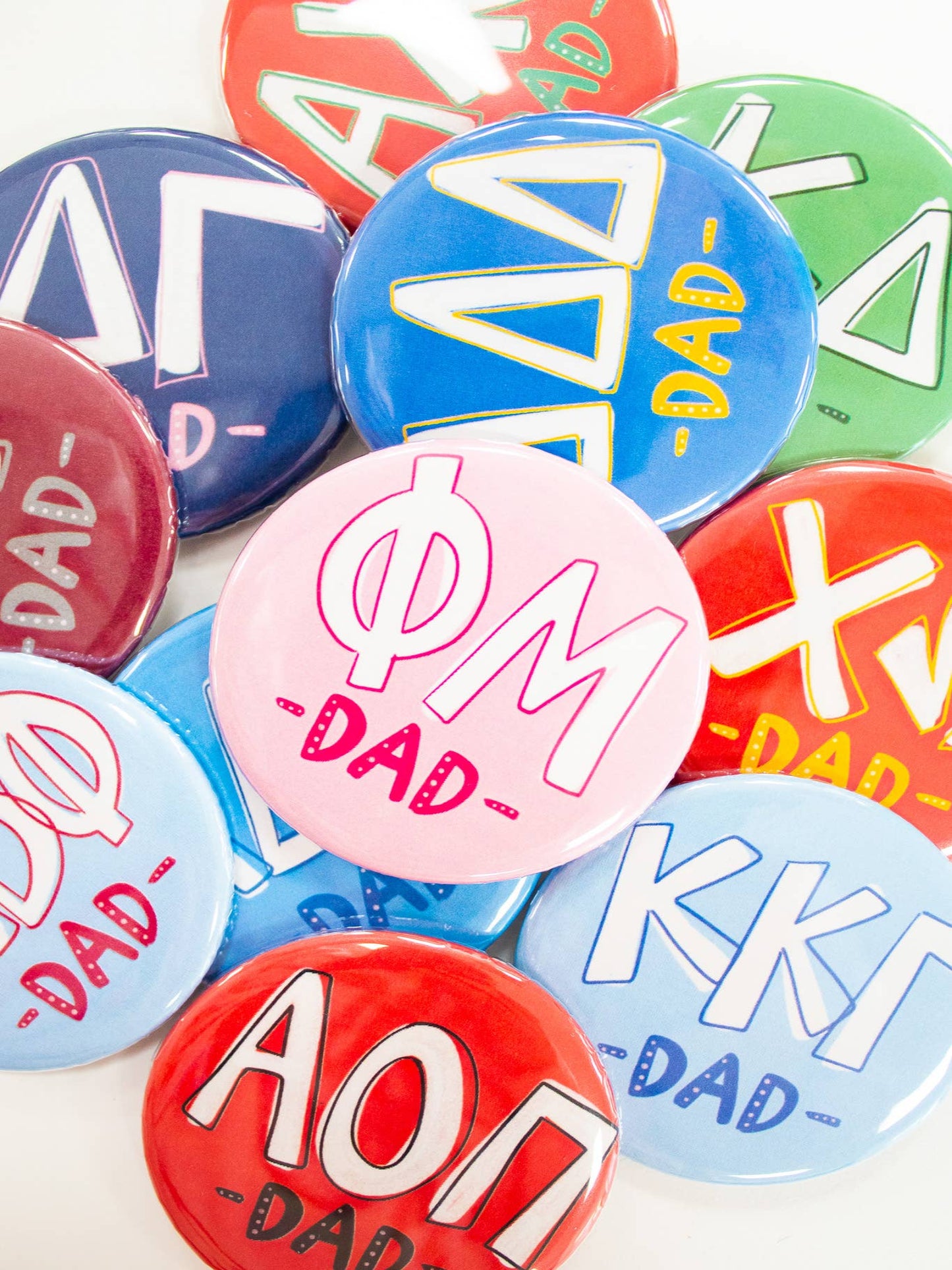ZETA TAU ALPHA Dad Gameday Buttons