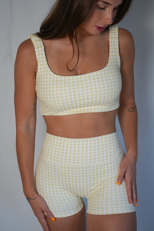 Pilates Princess Sports Bra (Yellow)
