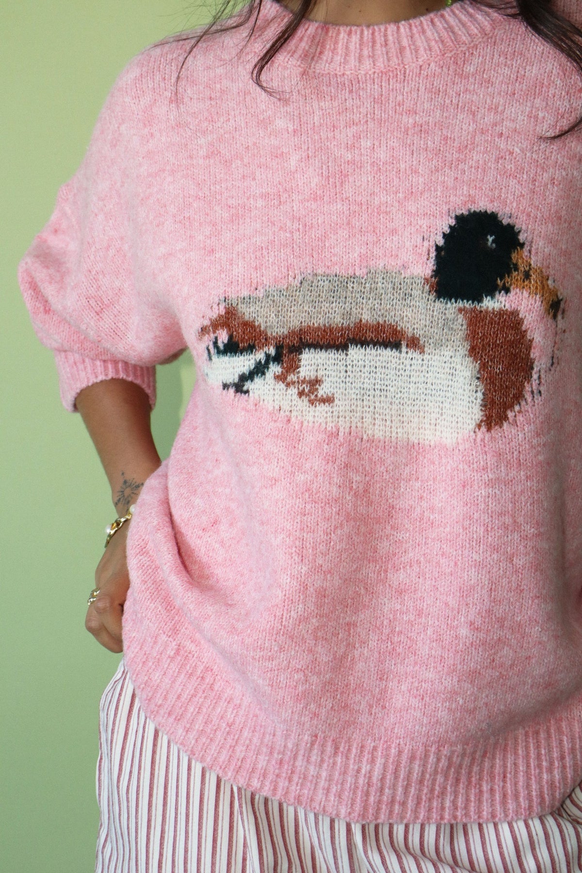 Harvest Hunt Sweater (Pink)