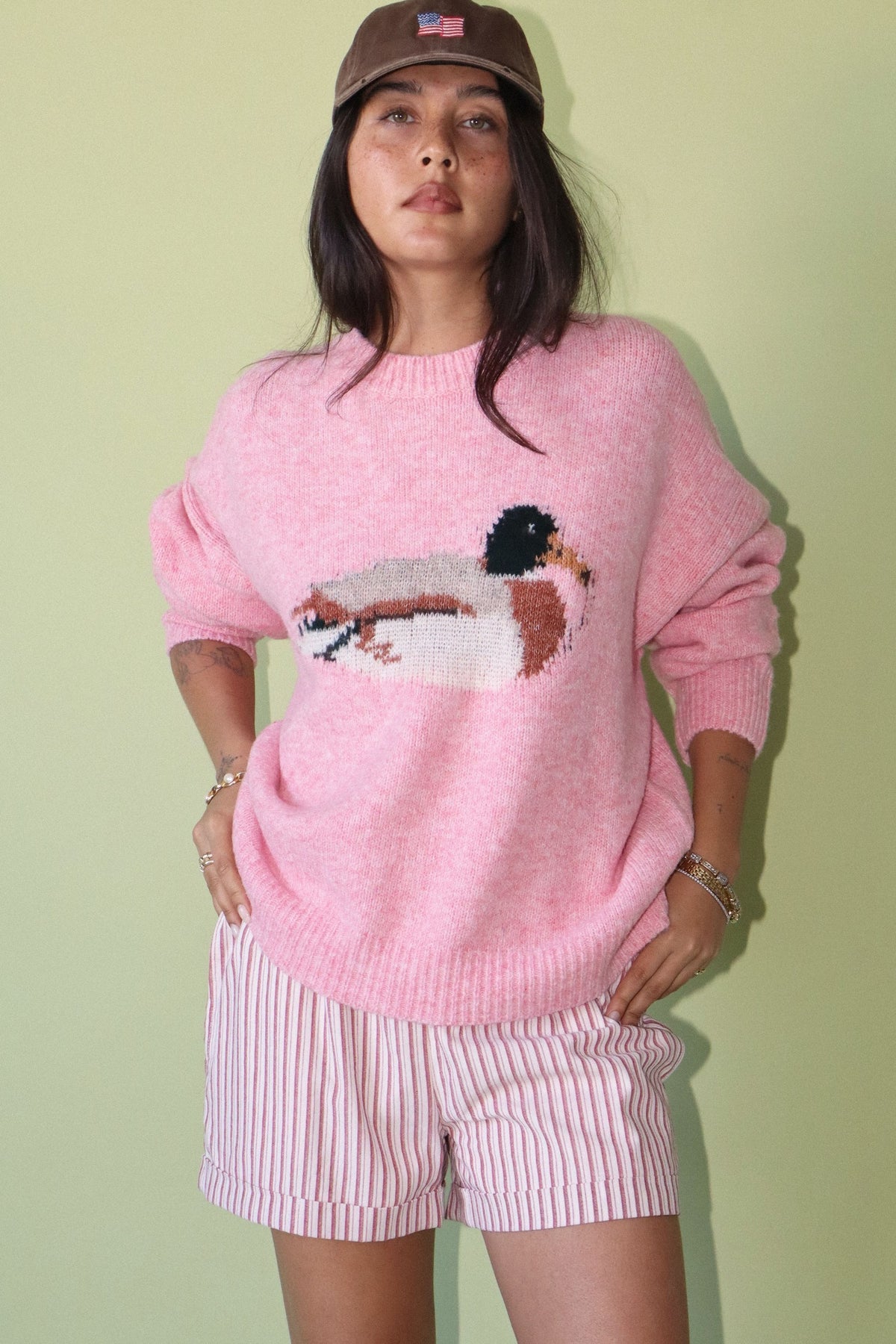 Harvest Hunt Sweater (Pink)