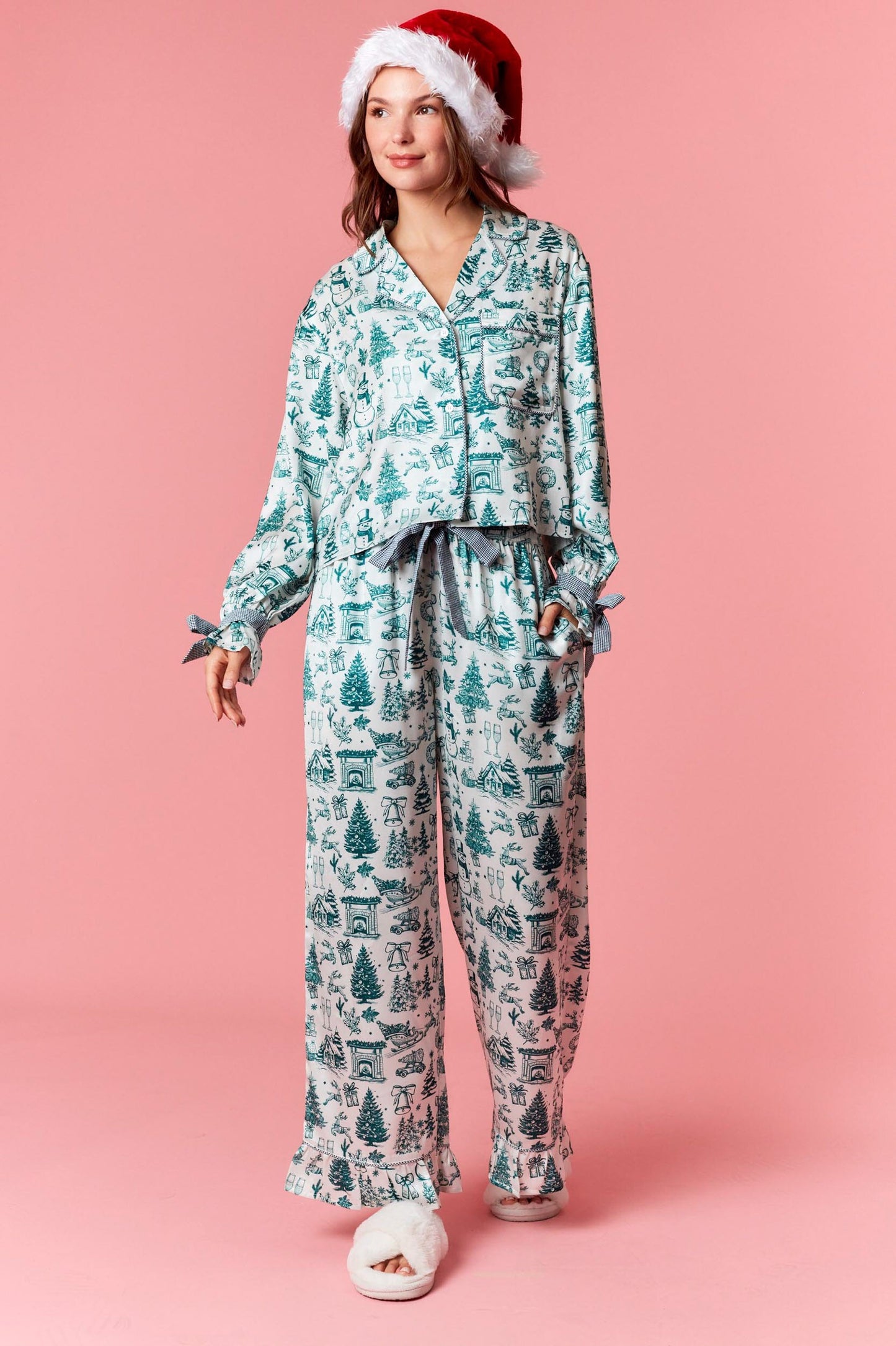 Twas A Toile Christmas PJs