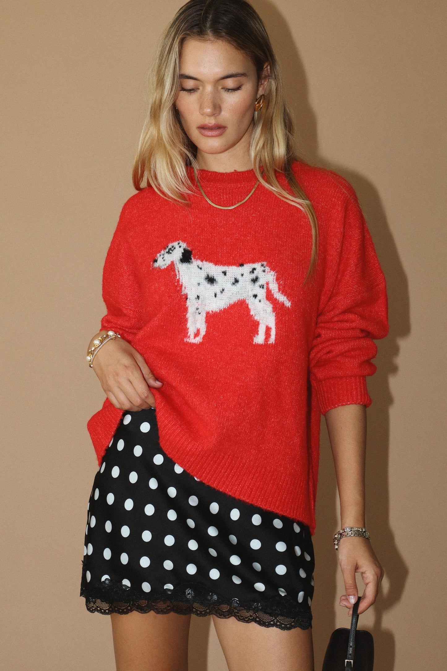 Retro Darling Mini Skirt (Black)
