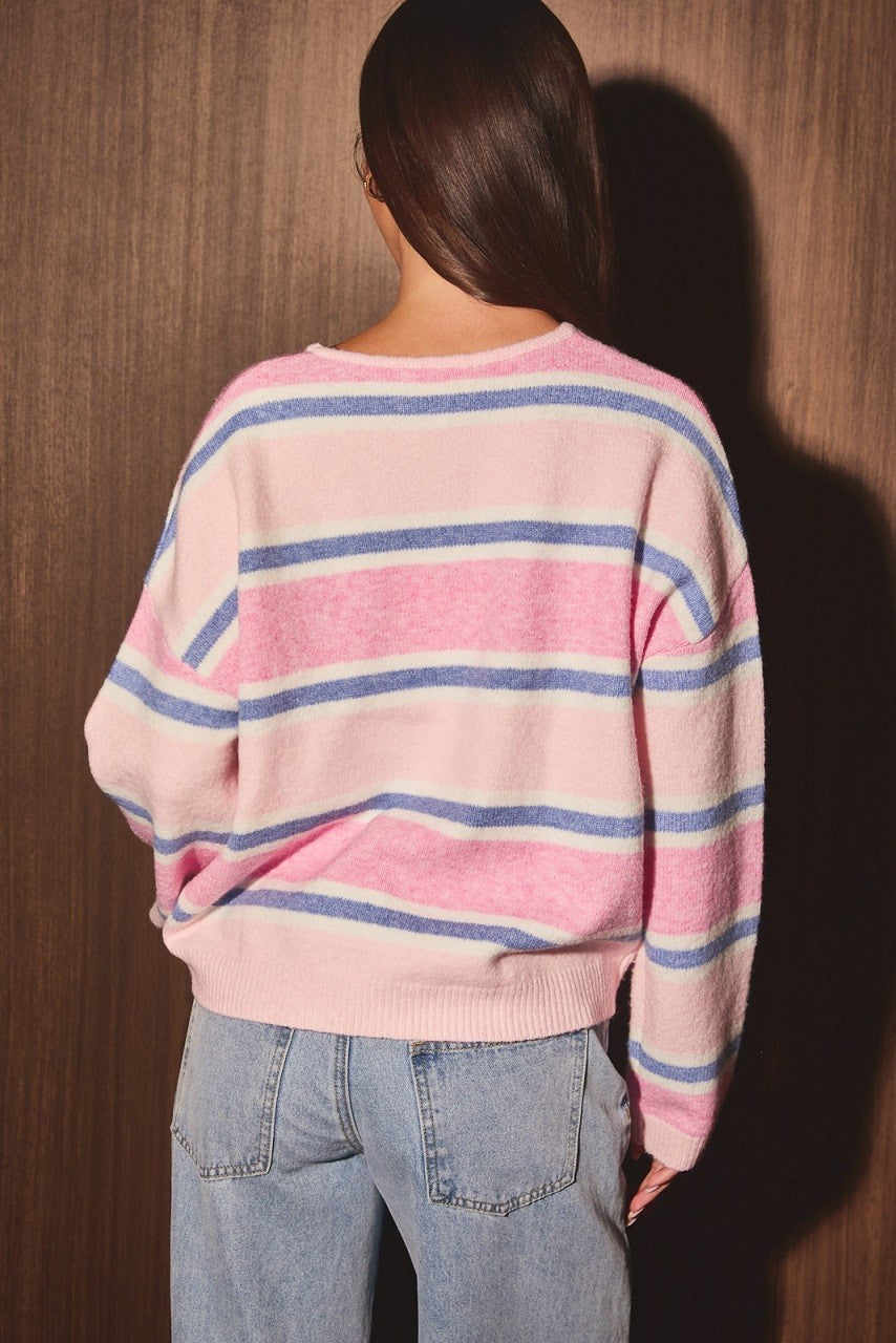 Sugar & Spice Striped Cardigan