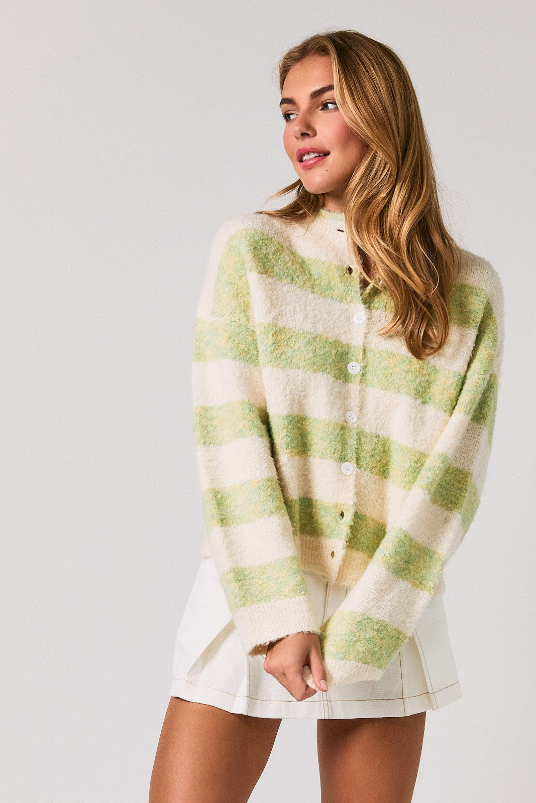 Somewhere in the Clouds Cardigan (Green)
