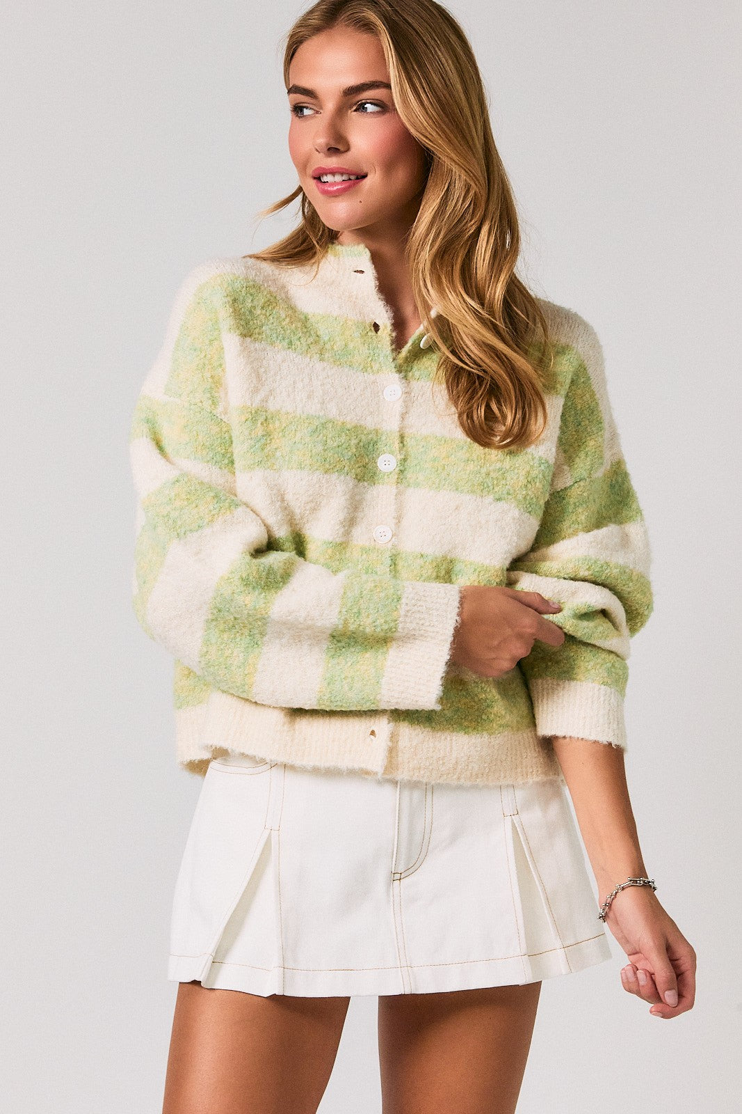 Somewhere in the Clouds Cardigan (Green)