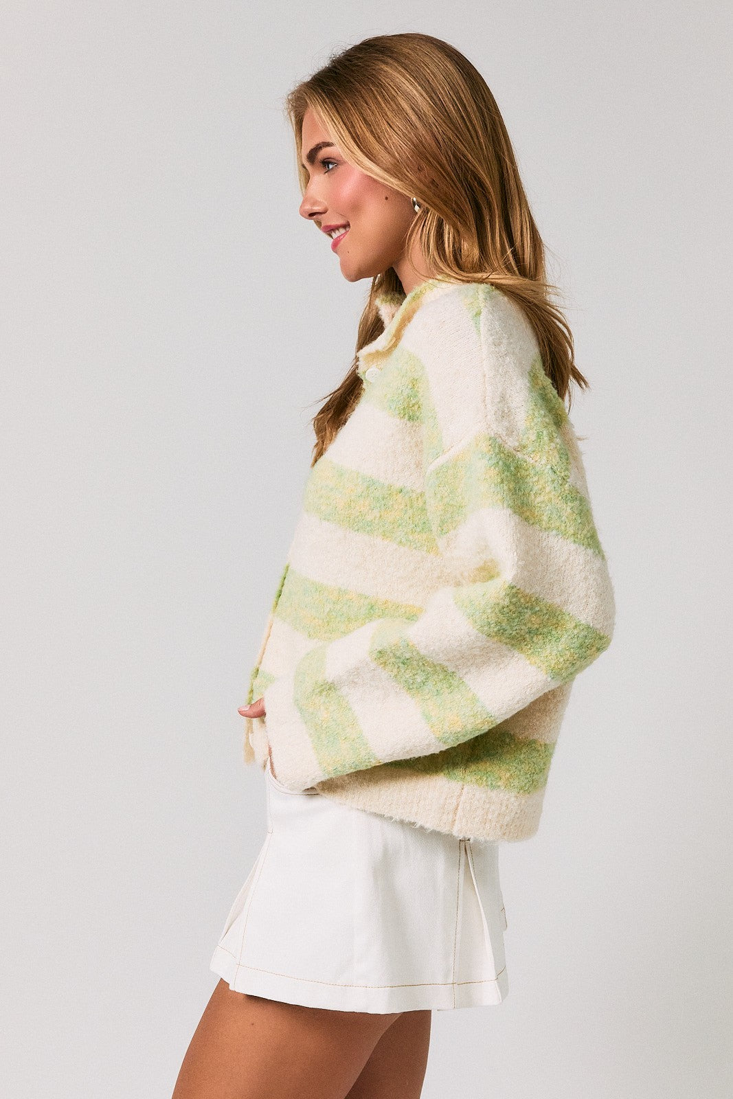 Somewhere in the Clouds Cardigan (Green)