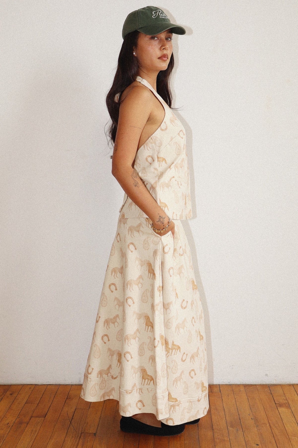 Ranch Ready Midi Skirt