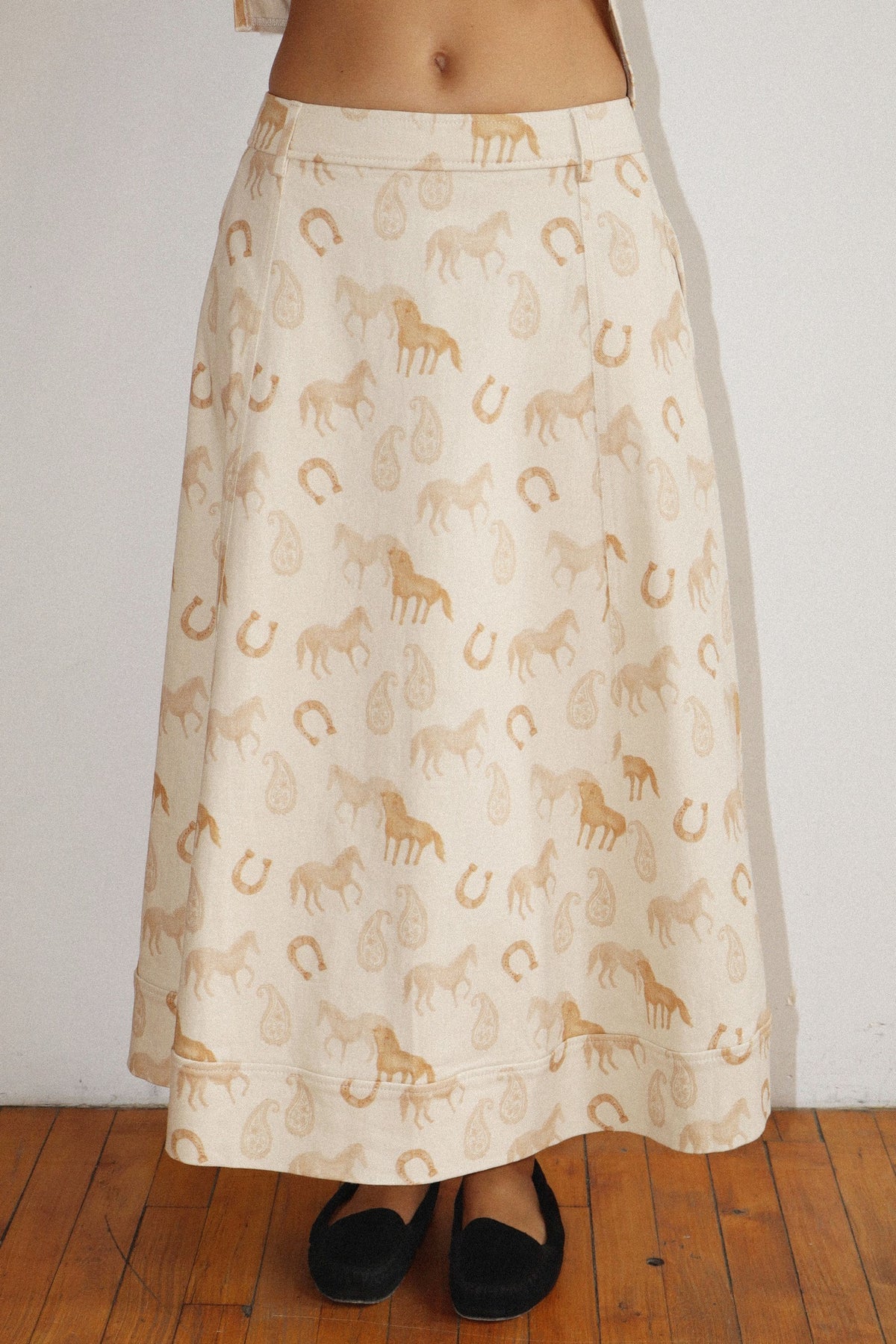 Ranch Ready Midi Skirt