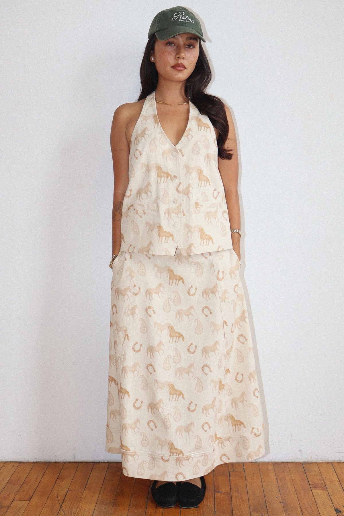 Ranch Ready Midi Skirt