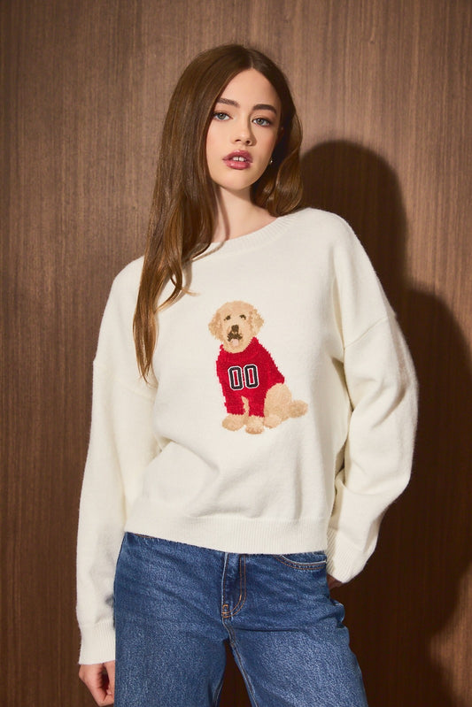 MVP Pup Sweater (Red)
