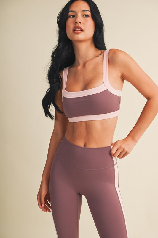 Wellness Club Sports Bra (Mauve)