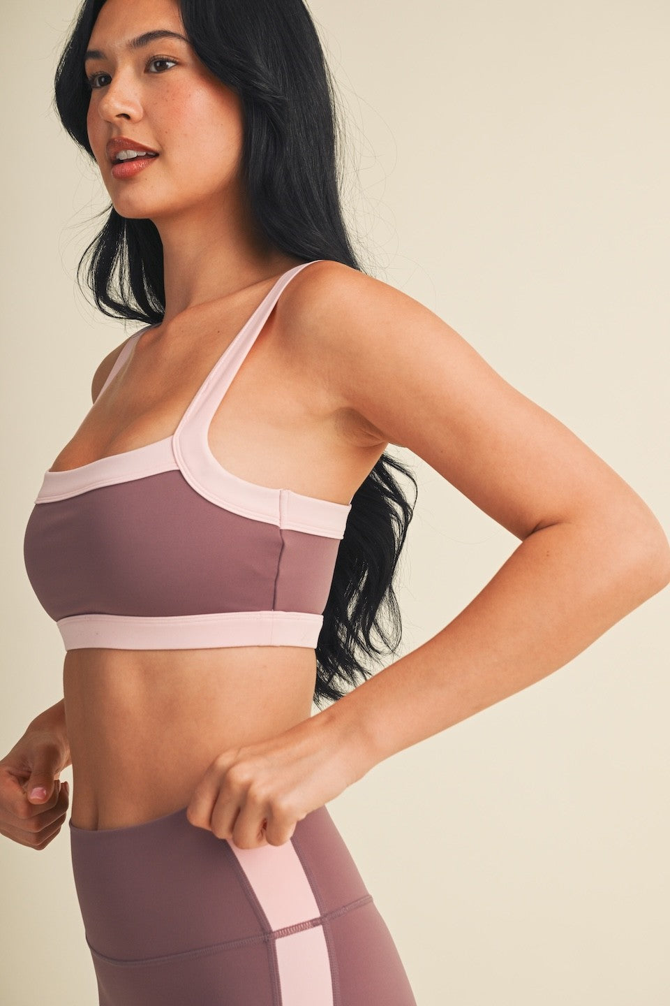 Wellness Club Sports Bra (Mauve)
