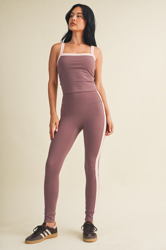 Wellness Club Leggings (Mauve)